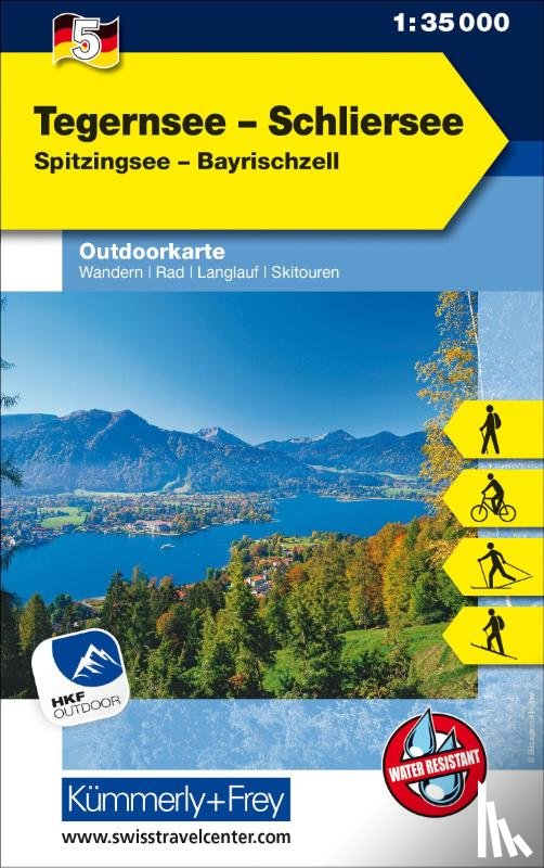  - KuF Deutschland Outdoorkarte 05. Tegernsee - Schliersee 1 : 35 000