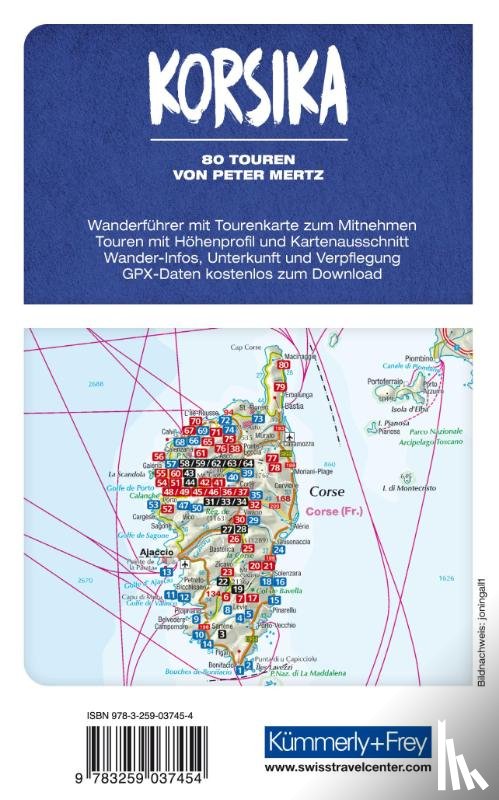 Mertz, Peter - Korsika Wanderführer