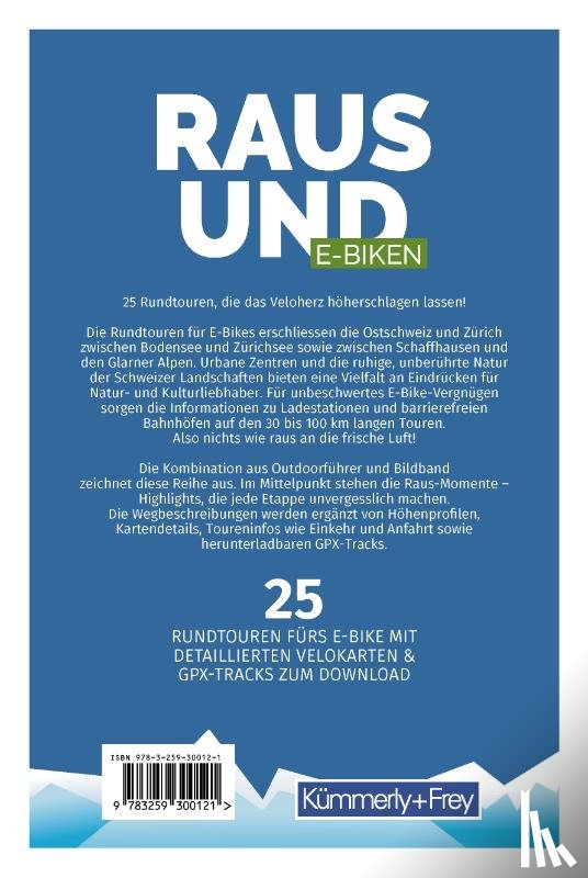 Strobl, Maria - Kümmerly+Frey Raus und E-Biken Ostschweiz & Zürich - E-Bikeführer