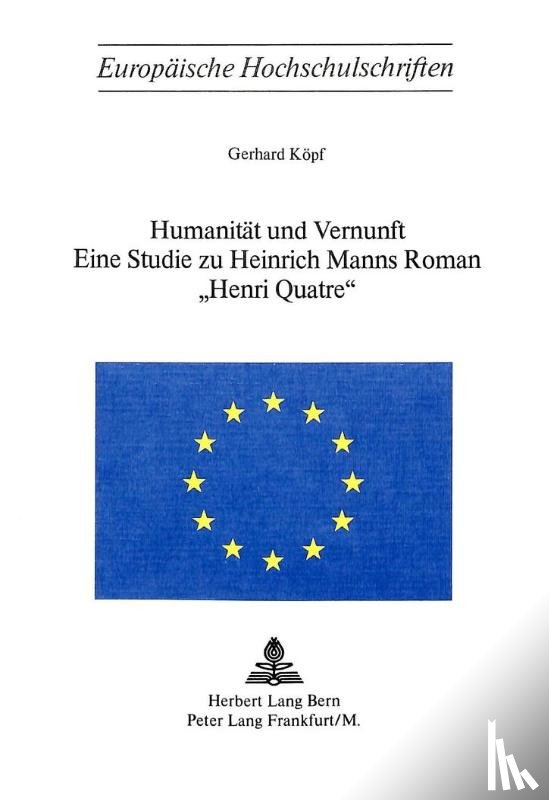 Gerhard Kopf, Kopf - Humanitaet und Vernunft