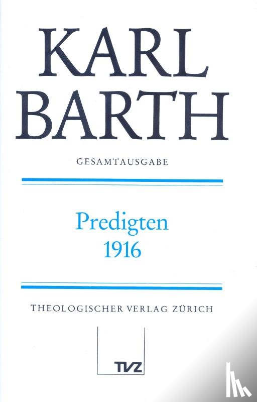 Barth, Karl - Predigten 1916