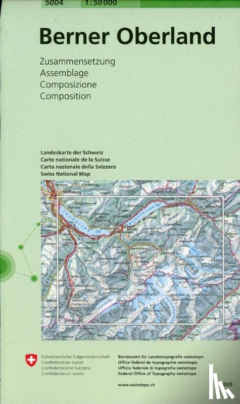  - Swisstopo 1 : 50 000 Berner Oberland