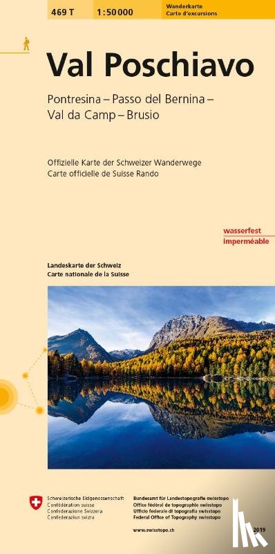  - Swisstopo 1 : 50 000 Val Poschiavo