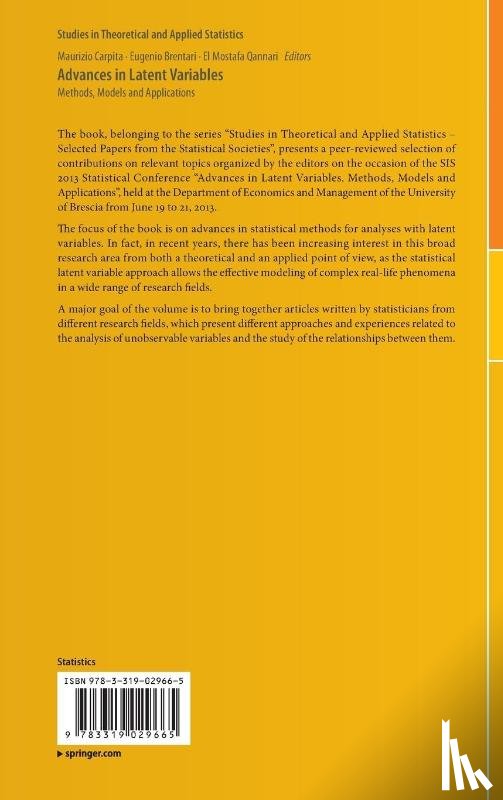  - Advances in Latent Variables
