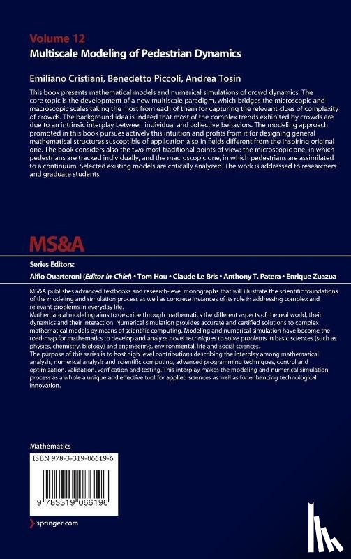 Cristiani, Emiliano, Piccoli, Benedetto, Tosin, Andrea - Multiscale Modeling of Pedestrian Dynamics
