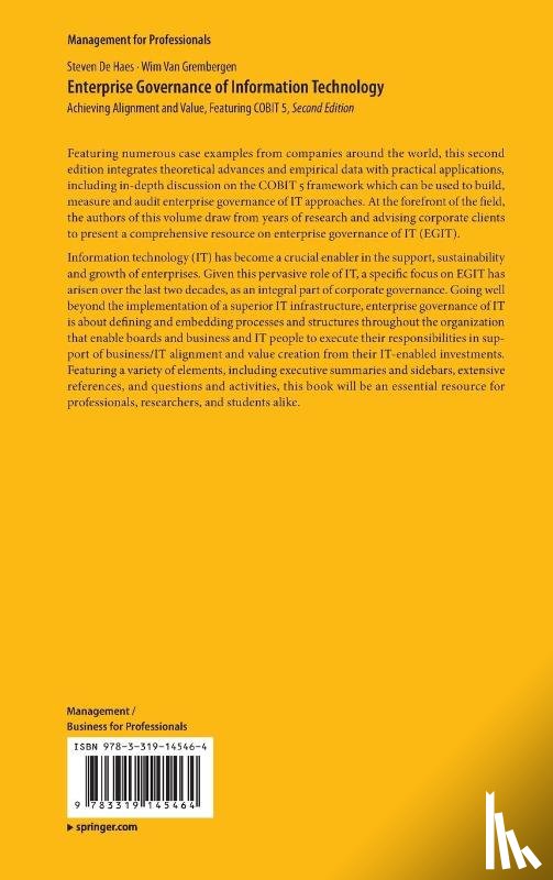 De Haes, Steven, Van Grembergen, Wim - Enterprise Governance of Information Technology