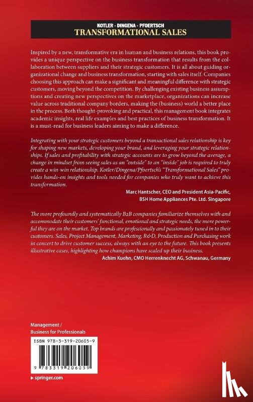 Kotler, Philip, Dingena, Marian, Pfoertsch, Waldemar - Transformational Sales