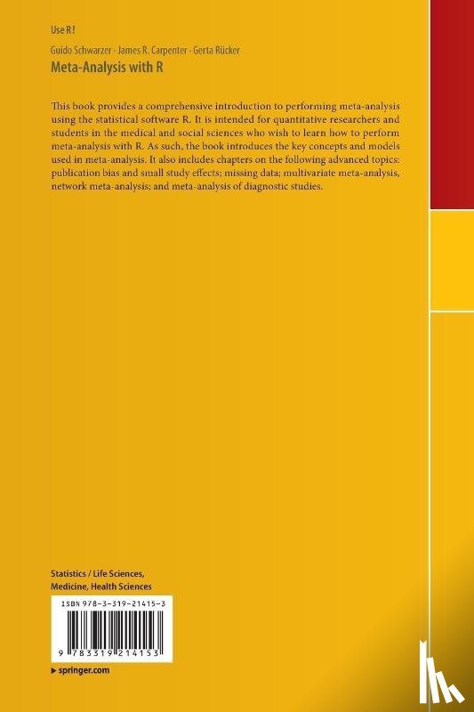 Schwarzer, Guido, Carpenter, James R., Rucker, Gerta - Meta-Analysis with R