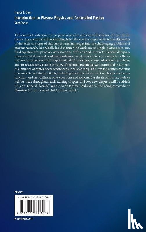 Chen, Francis - Introduction to Plasma Physics and Controlled Fusion