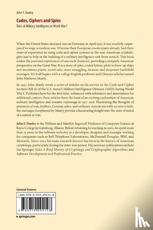 Dooley, John F. - Codes, Ciphers and Spies