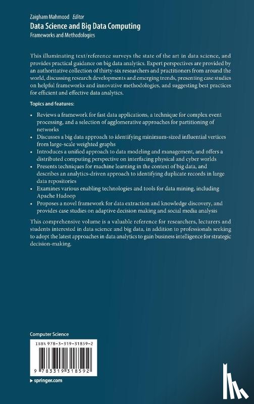  - Data Science and Big Data Computing