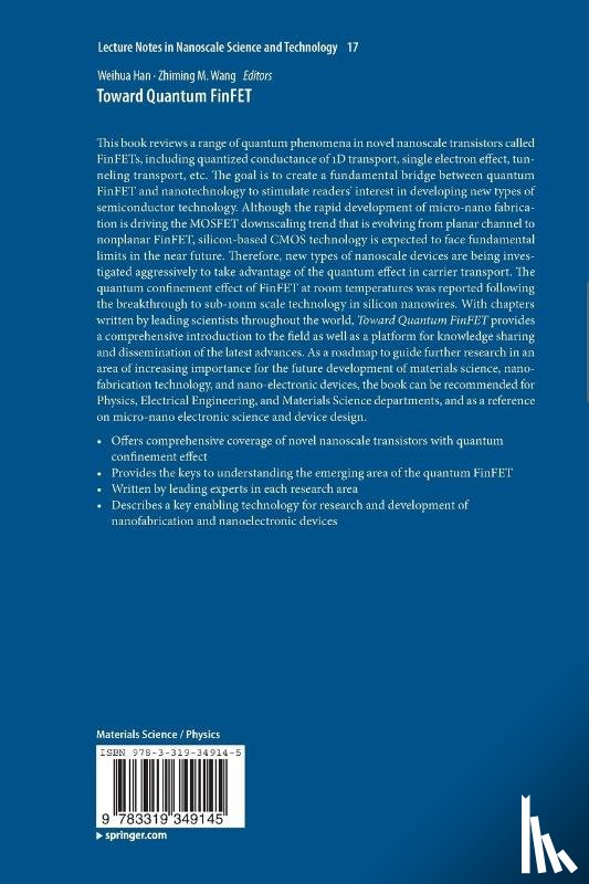 Weihua Han, Zhiming M. Wang - Toward Quantum FinFET