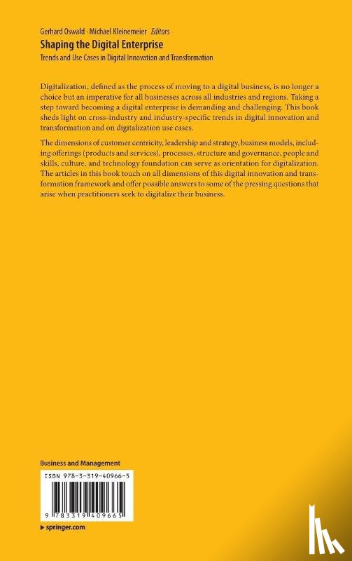  - Shaping the Digital Enterprise