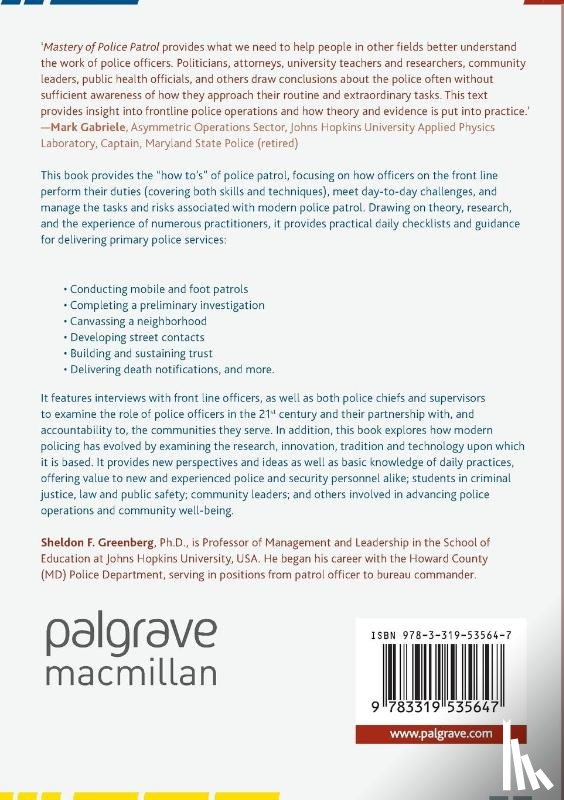 Greenberg, Sheldon F. - Frontline Policing in the 21st Century