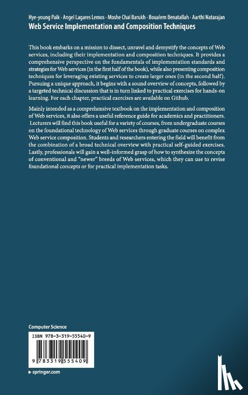 Paik, Hye-young, Lemos, Angel Lagares, Barukh, Moshe Chai, Benatallah, Boualem - Web Service Implementation and Composition Techniques