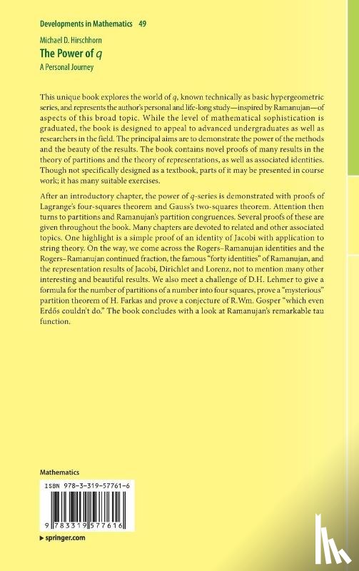 Hirschhorn, Michael D. - The Power of q