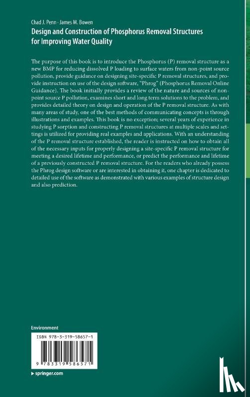 Penn, Chad J., Bowen, James M. - Design and Construction of Phosphorus Removal Structures for Improving Water Quality