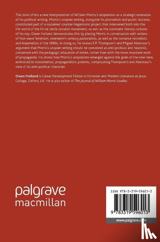 Holland, Owen - William Morris’s Utopianism
