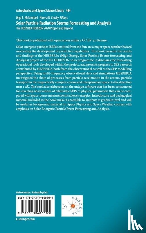  - Solar Particle Radiation Storms Forecasting and Analysis