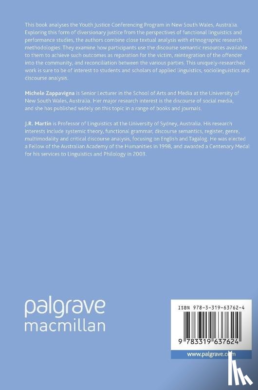 Zappavigna, Michele, Martin, JR - Discourse and Diversionary Justice