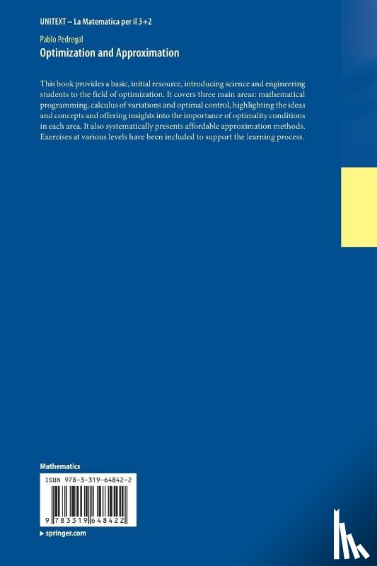 Pedregal, Pablo - Optimization and Approximation