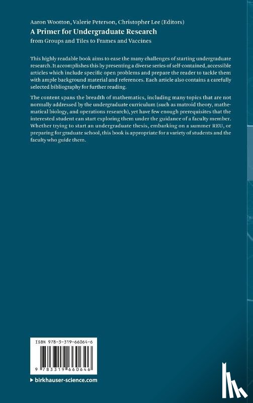  - A Primer for Undergraduate Research