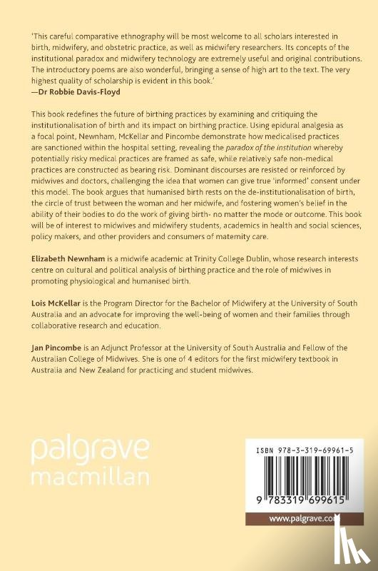 Newnham, Elizabeth, McKellar, Lois, Pincombe, Jan - Towards the Humanisation of Birth