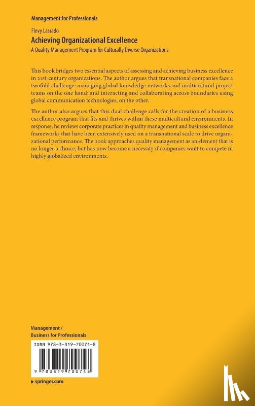 Flevy Lasrado - Achieving Organizational Excellence