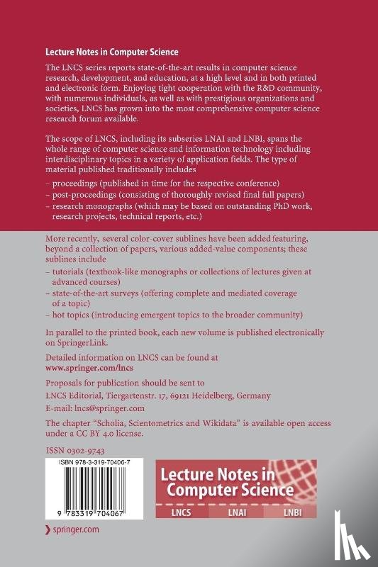  - The Semantic Web: ESWC 2017 Satellite Events