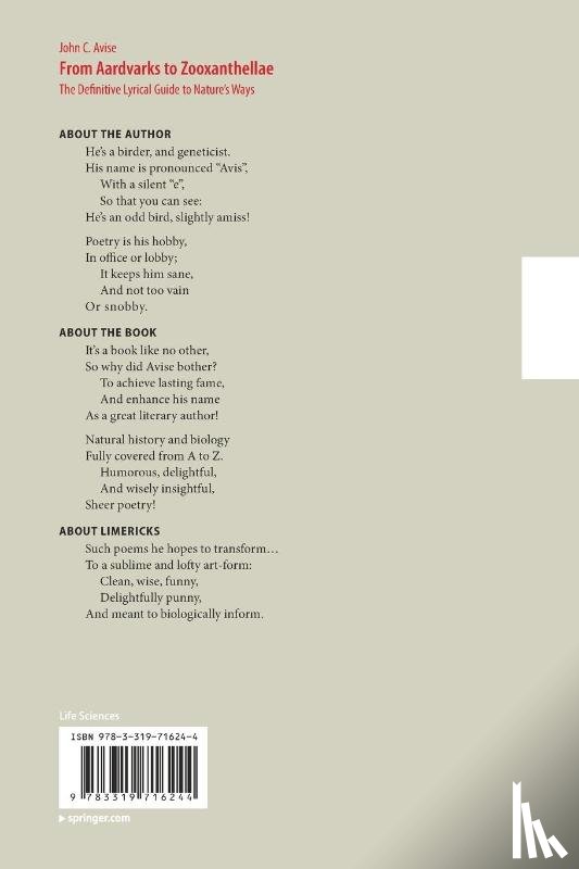 Avise, John C. - From Aardvarks to Zooxanthellae