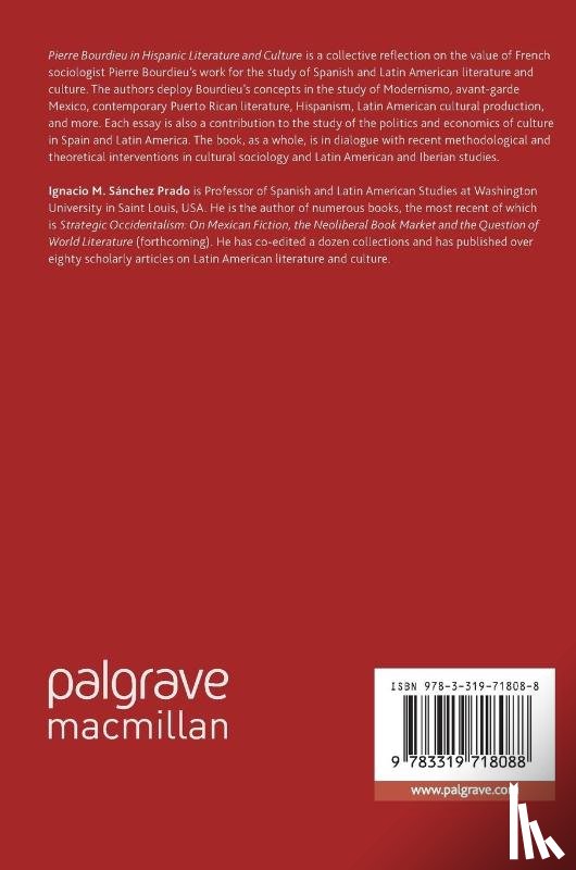  - Pierre Bourdieu in Hispanic Literature and Culture