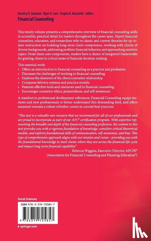  - Financial Counseling