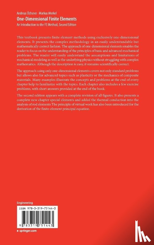 Ochsner, Andreas, Merkel, Markus - One-Dimensional Finite Elements