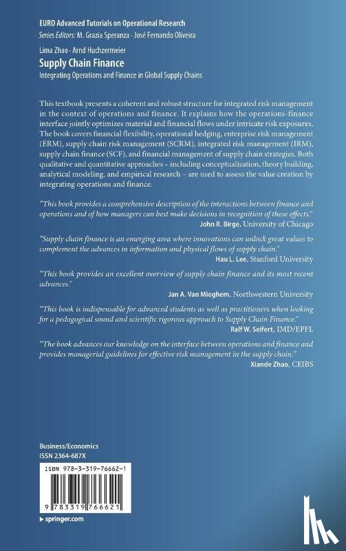 Zhao, Lima, Huchzermeier, Arnd - Supply Chain Finance