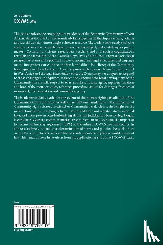 Ukaigwe, Jerry - ECOWAS Law