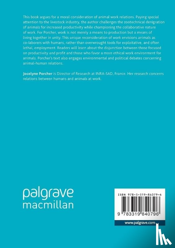 Porcher, Jocelyne - The Ethics of Animal Labor