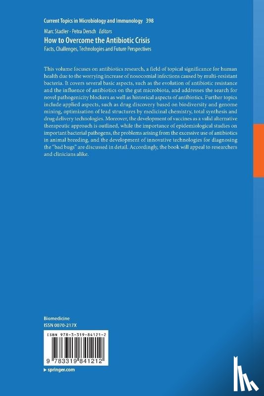  - How to Overcome the Antibiotic Crisis