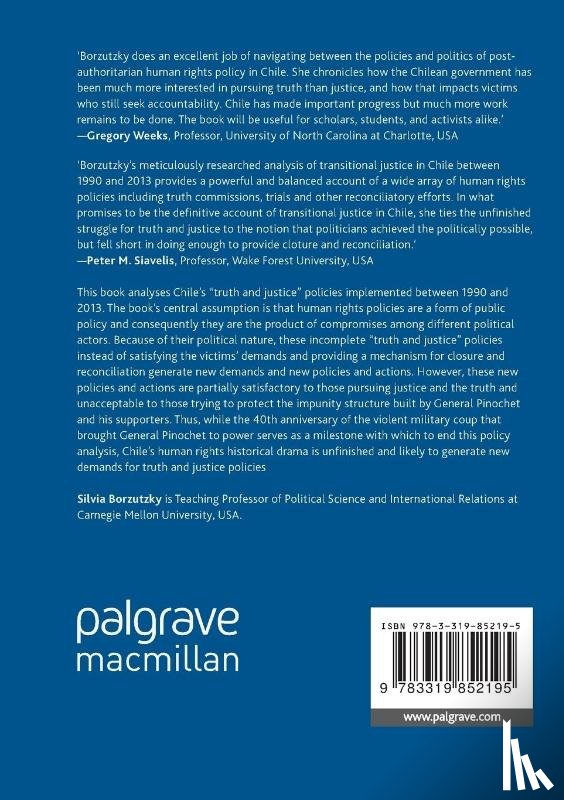 Borzutzky, Silvia - Human Rights Policies in Chile