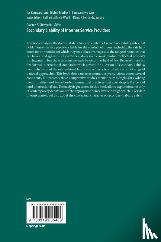  - Secondary Liability of Internet Service Providers