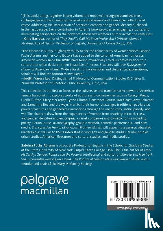  - Transgressive Humor of American Women Writers