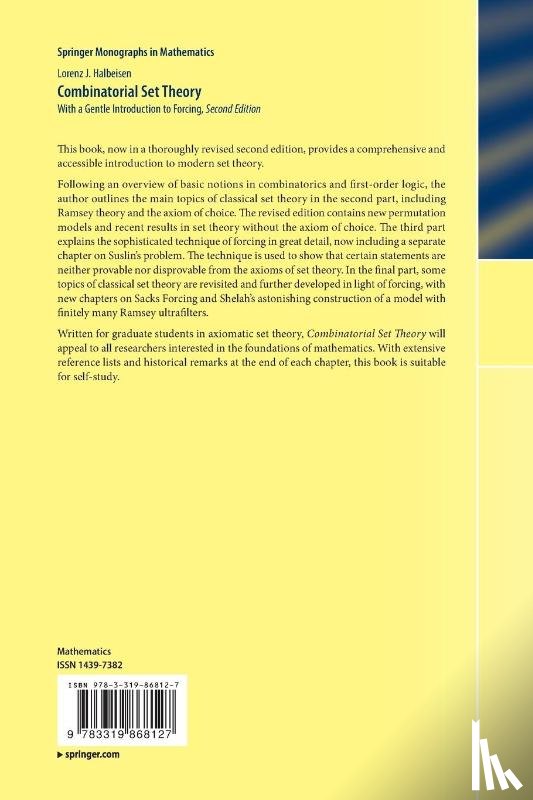 Halbeisen, Lorenz J. - Combinatorial Set Theory