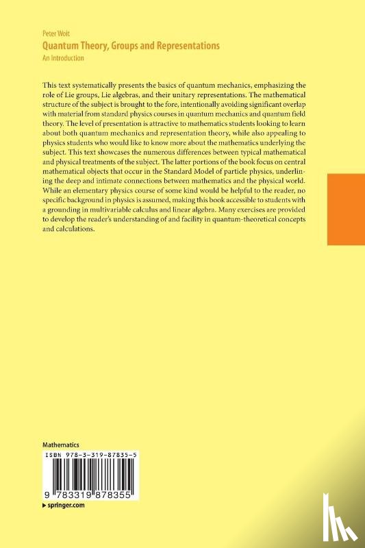 Woit, Peter - Quantum Theory, Groups and Representations