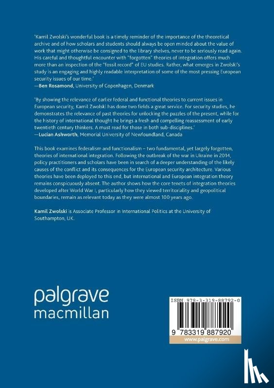 Zwolski, Kamil - European Security in Integration Theory