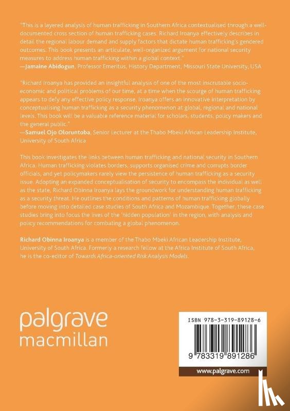 Iroanya, Richard Obinna - Human Trafficking and Security in Southern Africa