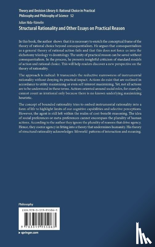 Julian Nida-Rumelin - Structural Rationality and Other Essays on Practical Reason