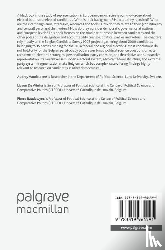  - Candidates, Parties and Voters in the Belgian Partitocracy
