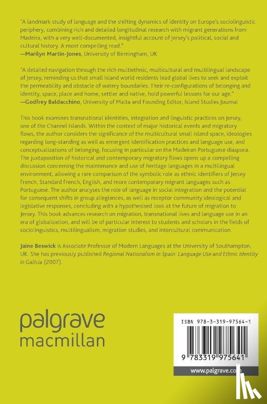 Beswick, Jaine - Identity, Language and Belonging on Jersey