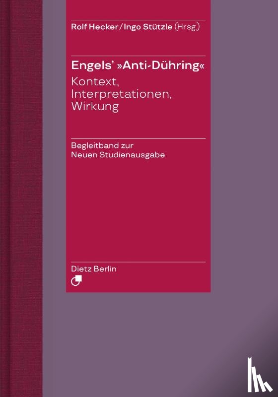 Engels, Friedrich - Herrn Eugen Dühring's Umwälzung der Wissenschaft / Engels' "Anti-Dühring".