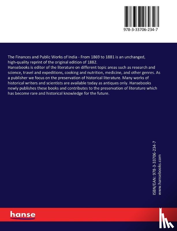 Strachey, John, Strachey, Richard - The Finances and Public Works of India