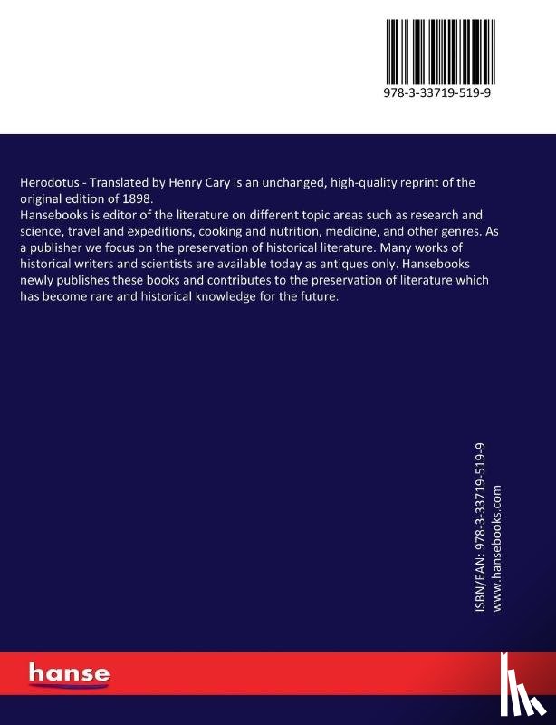 Herodotus, Cary, Henry - Herodotus